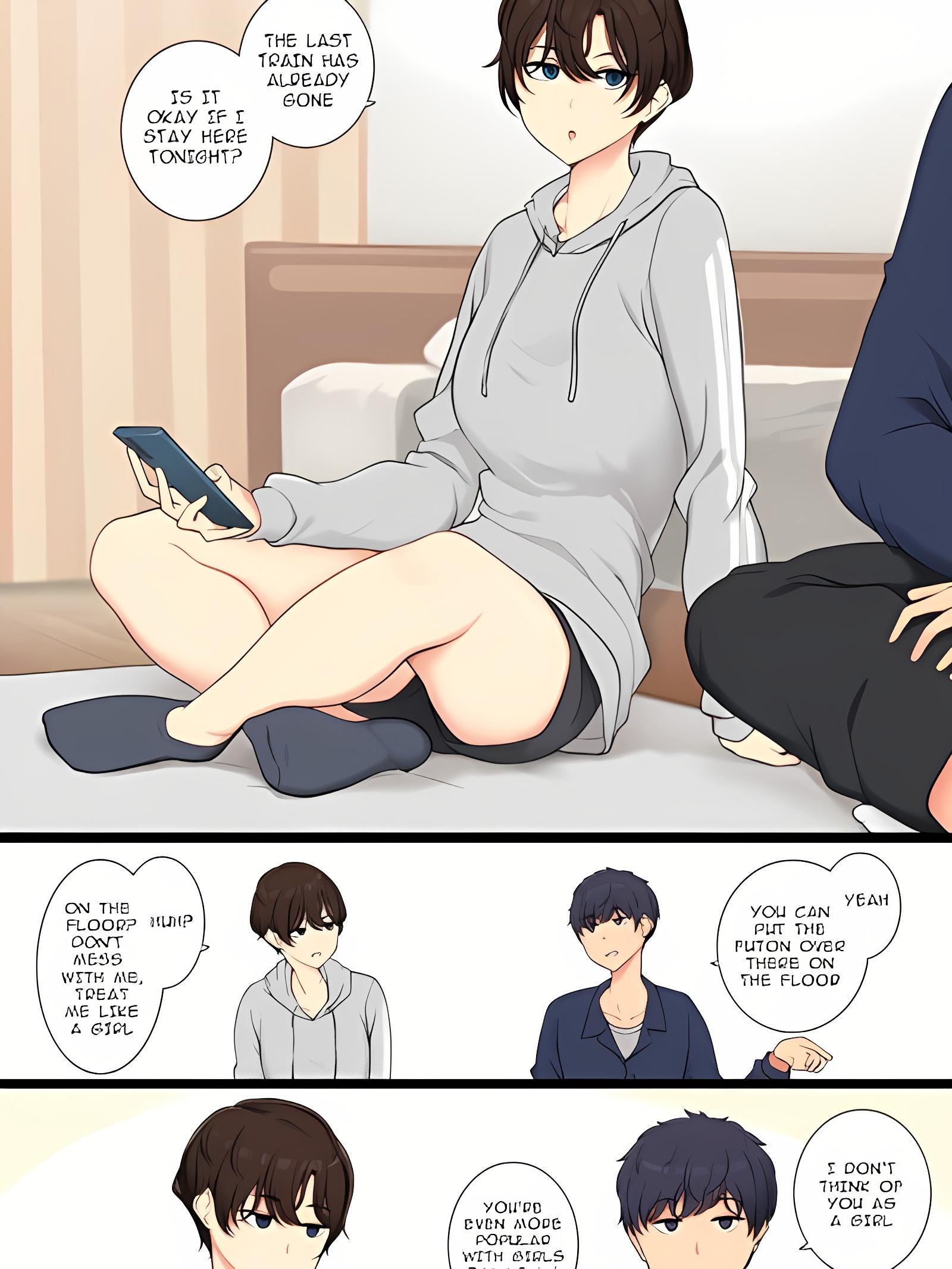 不把她当女孩子对待就会让你明白她是雌性的男孩子气女子